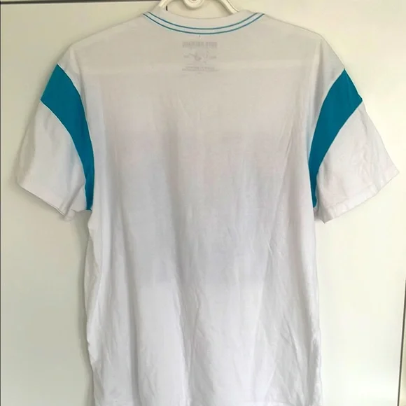 True Religion White and Blue Cotton Short Sleeve Tee - Picture 11 of 14